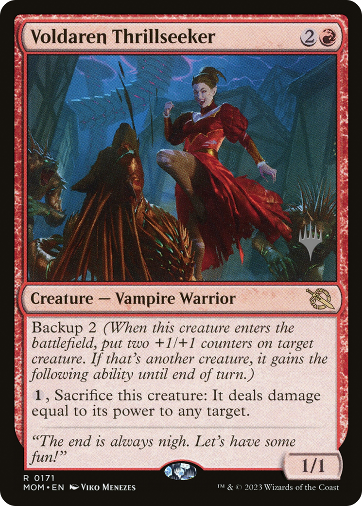 Voldaren Thrillseeker (Promo Pack) [March of the Machine Promos] | Good Games Adelaide SA