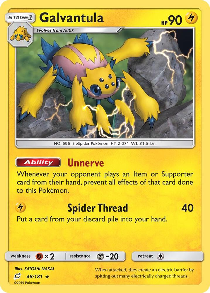 Galvantula 48/181 (SM - Team Up)  | Good Games Adelaide SA
