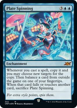Plate Spinning Galaxy Foil 342 (Unfinity)  - Foil | Good Games Adelaide SA
