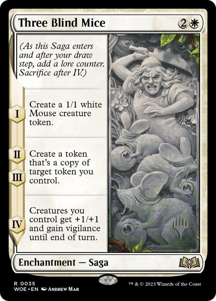 Three Blind Mice 35 (Promo Pack: Wilds of Eldraine)  - Foil | Good Games Adelaide SA