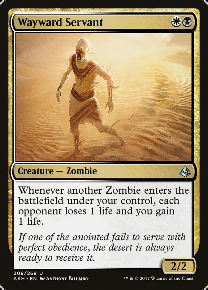 Wayward Servant 208 (Amonkhet)  | Good Games Adelaide SA