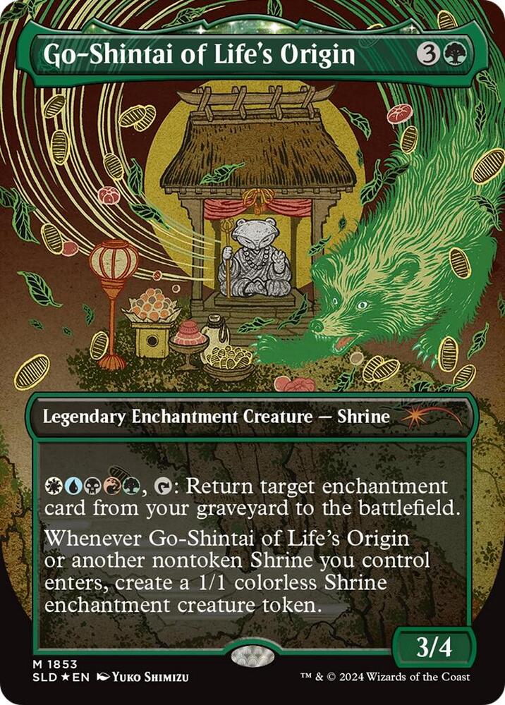 Go Shintai of Lifes Origin Display Commander Thick Stock 1853 (Secret Lair Drop Series)  - Foil | Good Games Adelaide SA