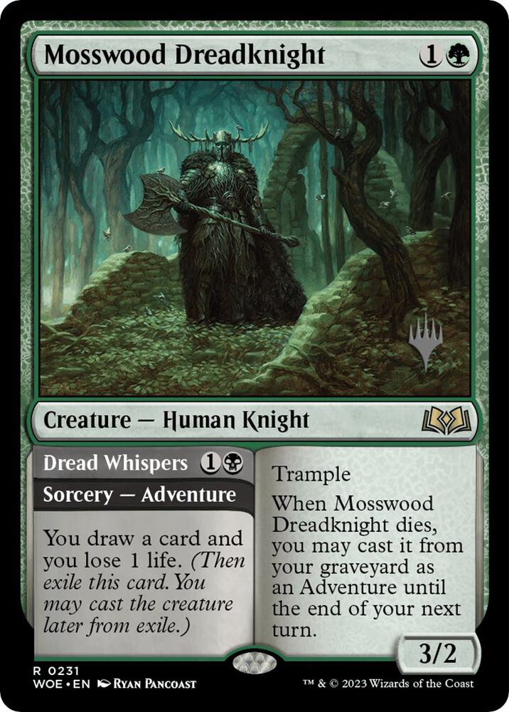 Mosswood Dreadknight 231 (Promo Pack: Wilds of Eldraine)  | Good Games Adelaide SA