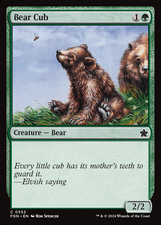 Bear Cub 552 (Foundations)  | Good Games Adelaide SA