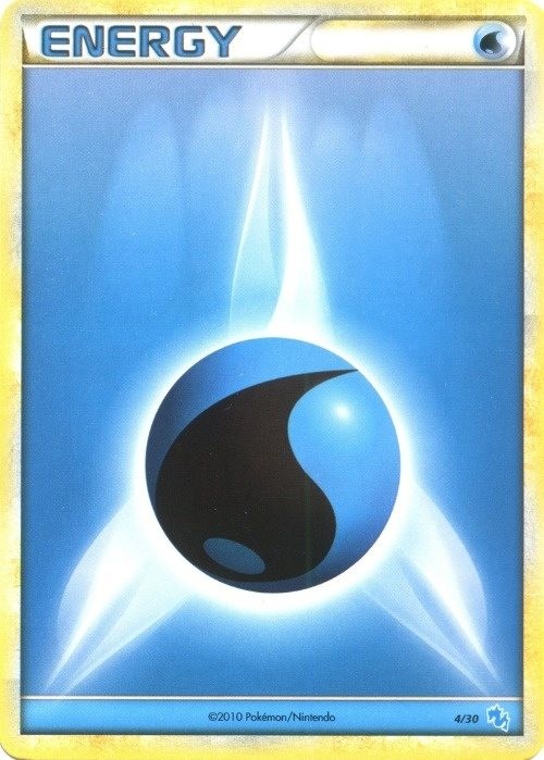 Water Energy (4/30) [HeartGold & SoulSilver: Trainer Kit - Gyarados] | Good Games Adelaide SA
