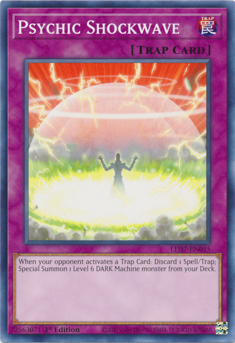Psychic Shockwave [LED7-EN045] Common | Good Games Adelaide SA