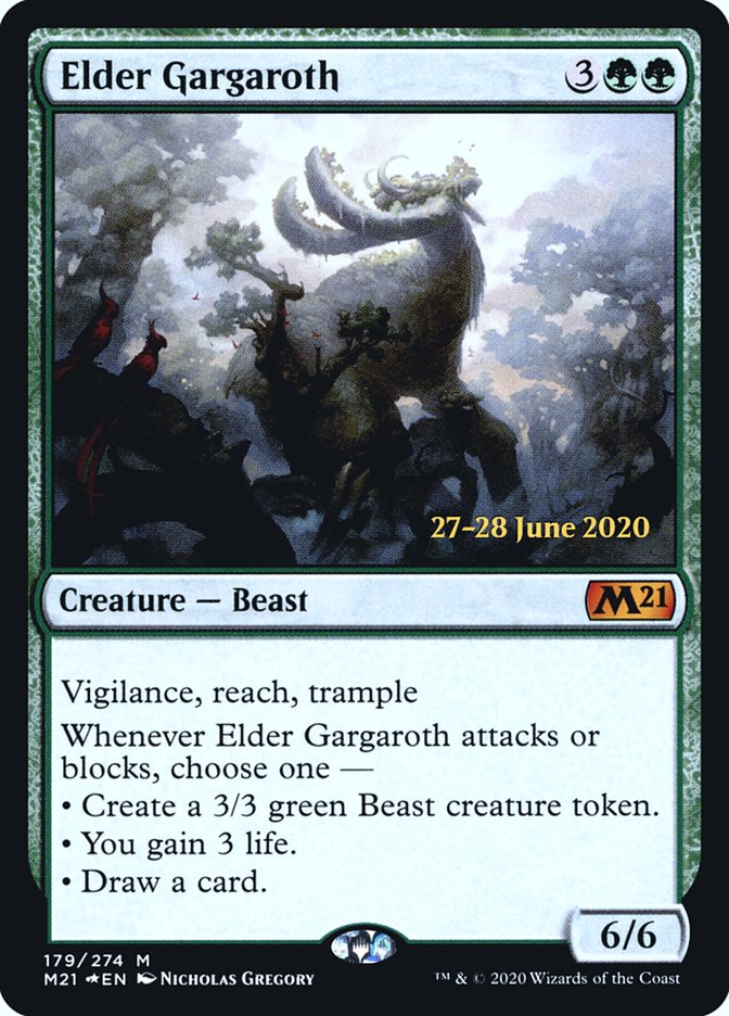 Elder Gargaroth  [Core Set 2021 Prerelease Promos] | Good Games Adelaide SA