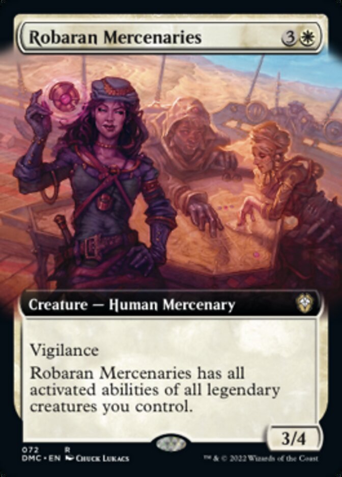 Robaran Mercenaries (Extended Art) [Dominaria United Commander] | Good Games Adelaide SA