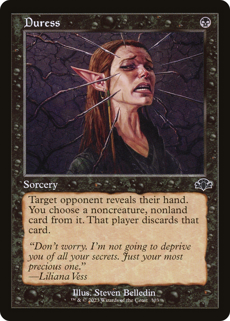 Duress (Retro) [Dominaria Remastered] | Good Games Adelaide SA