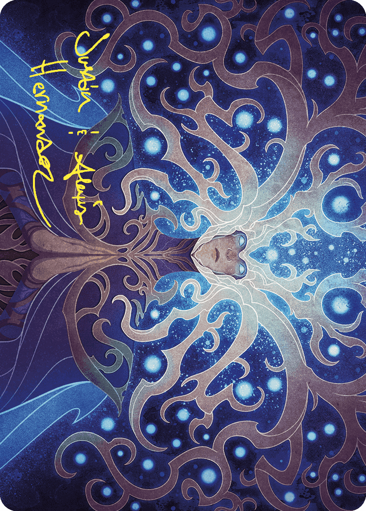 Omniscience Art Card (Gold-Stamped Signature) [Wilds of Eldraine Art Series] | Good Games Adelaide SA