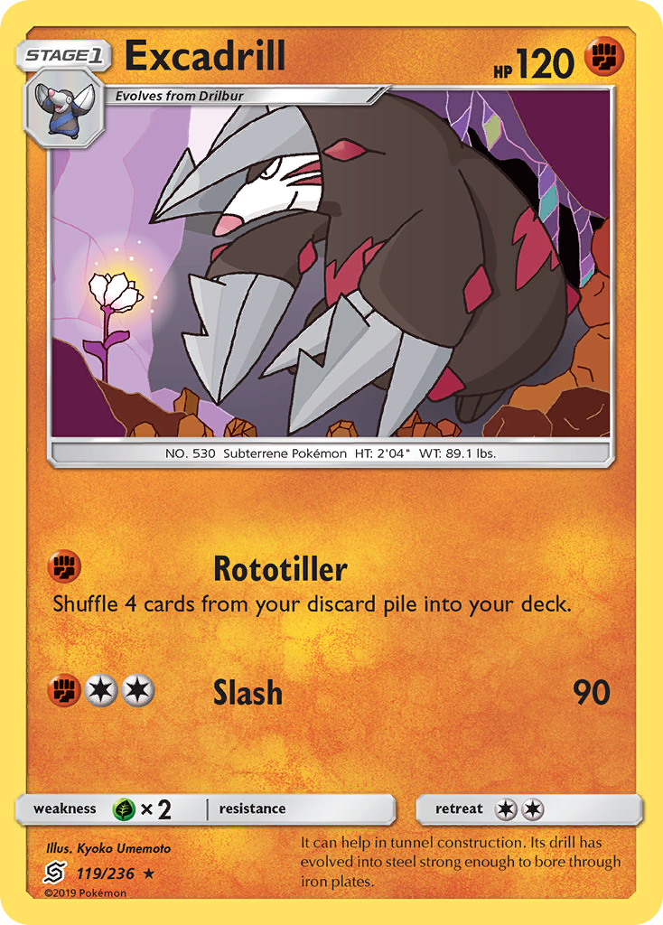 Excadrill (119/236) [Sun & Moon: Unified Minds] | Good Games Adelaide SA