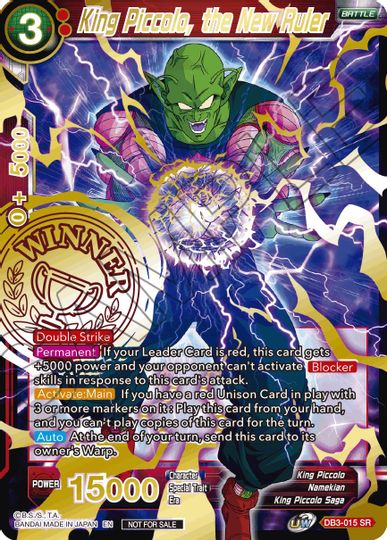 King Piccolo, the New Ruler (Alternate Art Set 2021 Vol. 3) (DB3-015) [Tournament Promotion Cards] | Good Games Adelaide SA