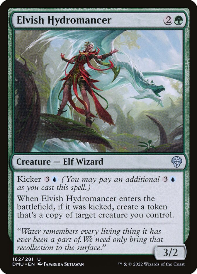 Elvish Hydromancer 162 (Dominaria United)  - Foil | Good Games Adelaide SA