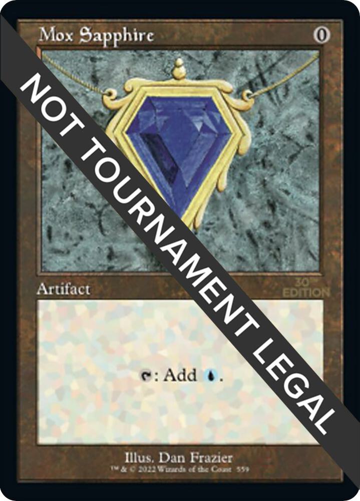 Mox Sapphire Retro Frame 559/594 (30th Anniversary Edition)  | Good Games Adelaide SA
