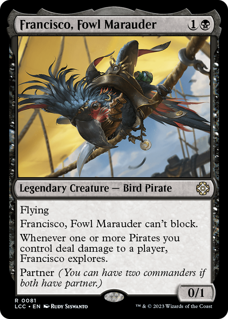 Francisco, Fowl Marauder [The Lost Caverns of Ixalan Commander] | Good Games Adelaide SA