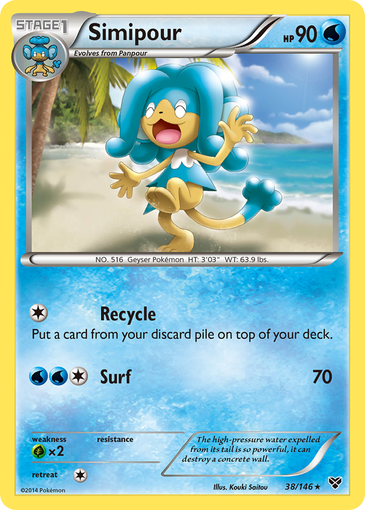 Simipour (38/146) [XY: Base Set] | Good Games Adelaide SA