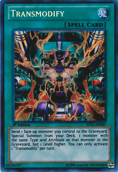 Transmodify [JOTL-EN067] Secret Rare | Good Games Adelaide SA