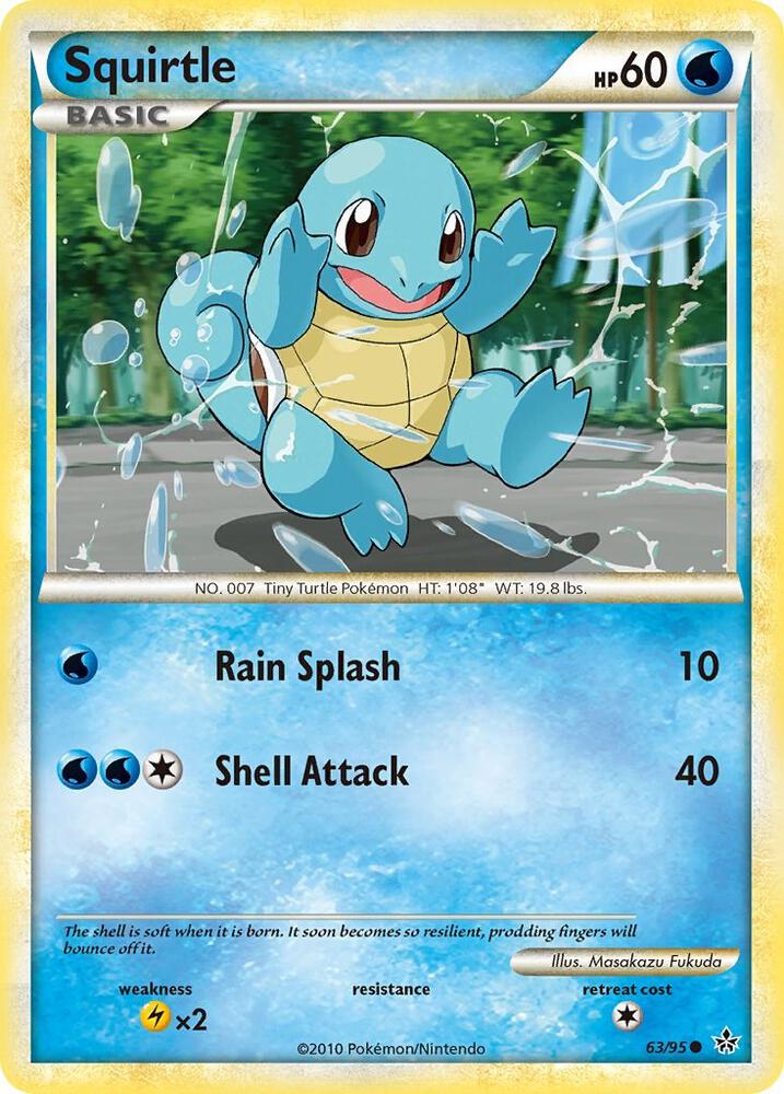 Squirtle 63/95 (Unleashed)  - Reverse Holofoil | Good Games Adelaide SA
