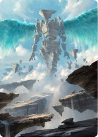 Celestial Colonnade Art Card [Zendikar Rising Art Series] | Good Games Adelaide SA