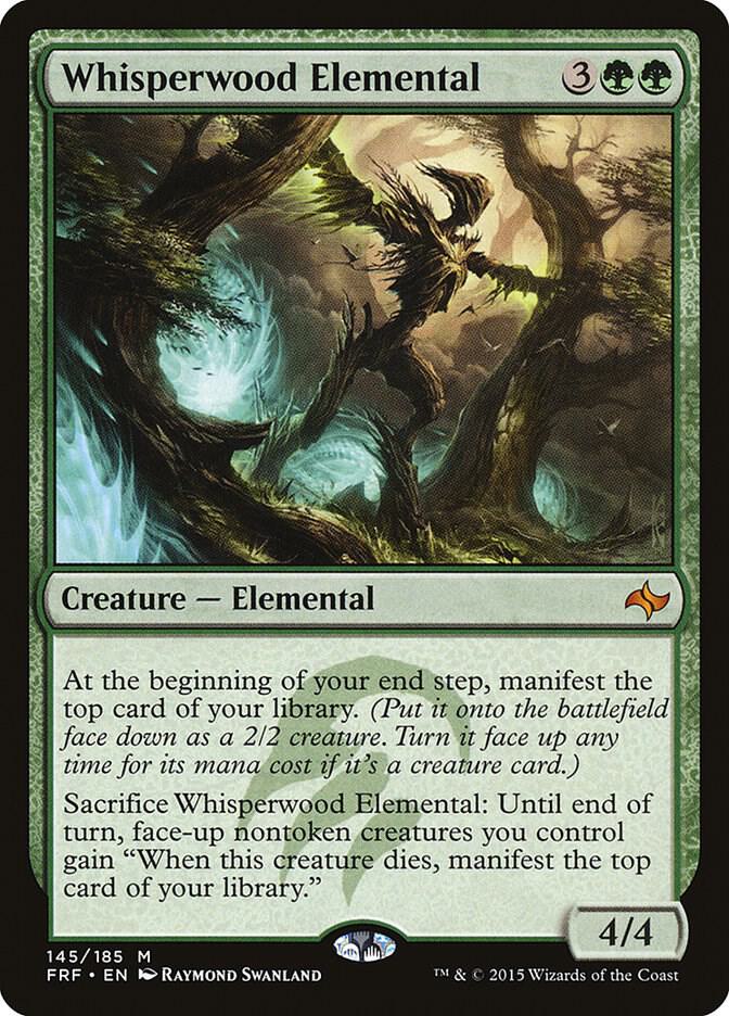 Whisperwood Elemental 145 (Fate Reforged)  - Foil | Good Games Adelaide SA