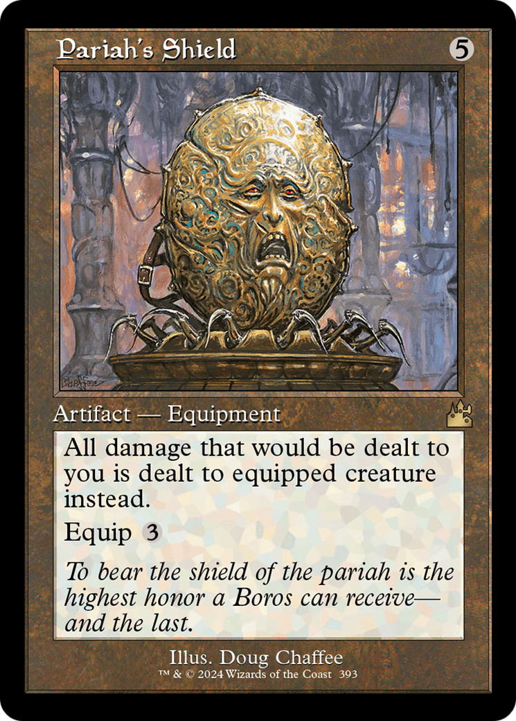 Pariah's Shield (Retro Frame) [Ravnica Remastered] | Good Games Adelaide SA