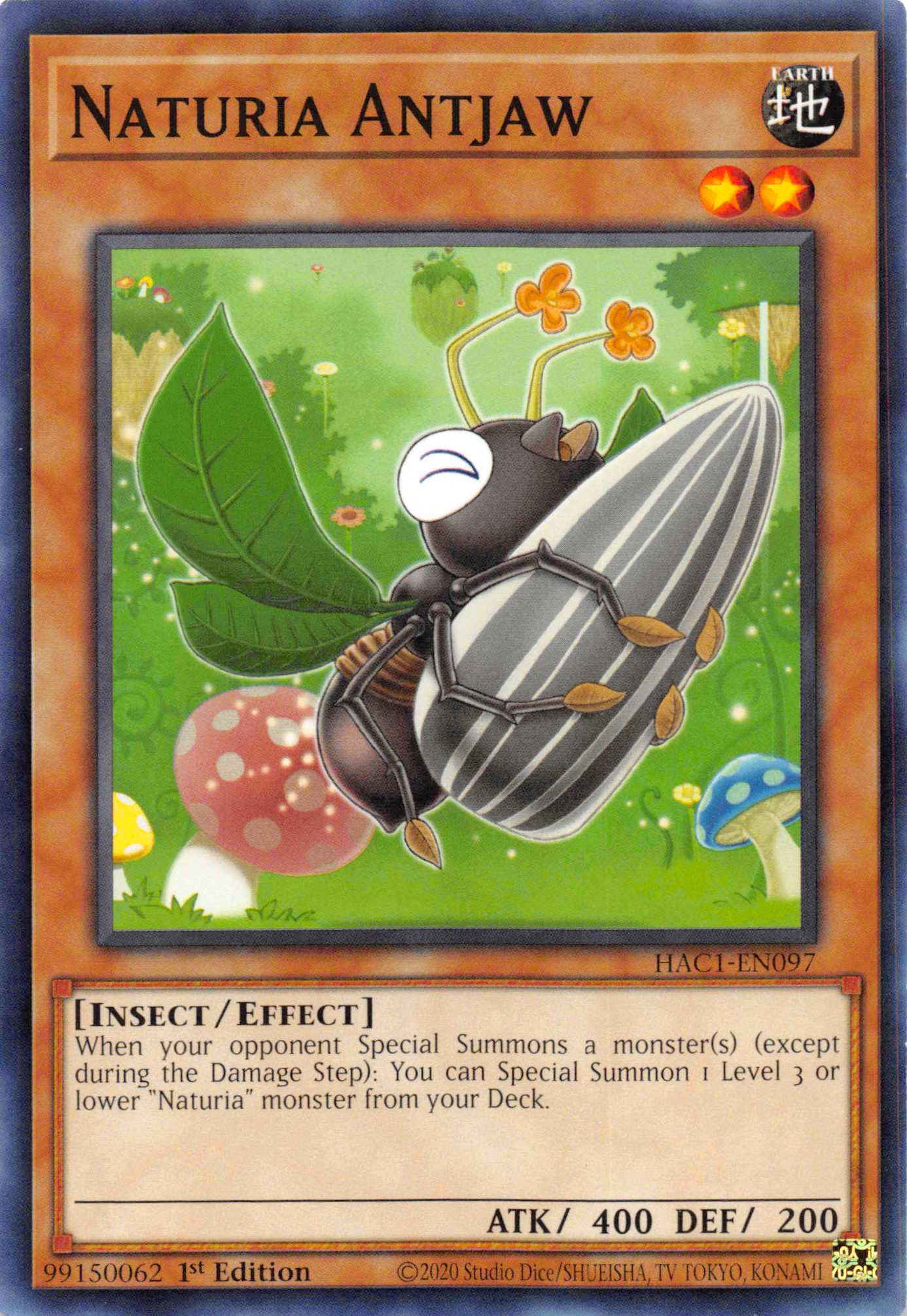 Naturia Antjaw [HAC1-EN097] Common | Good Games Adelaide SA