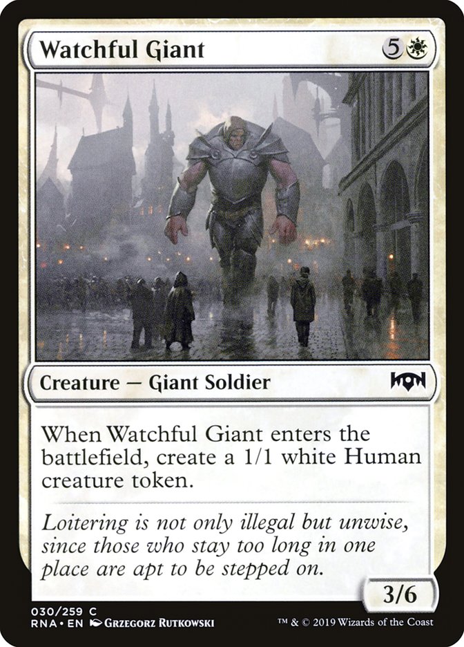 Watchful Giant 30 (Ravnica Allegiance)  | Good Games Adelaide SA