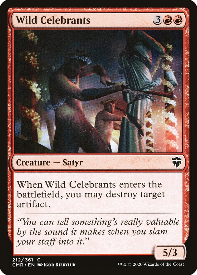 Wild Celebrants 212 (Commander Legends)  - Foil | Good Games Adelaide SA