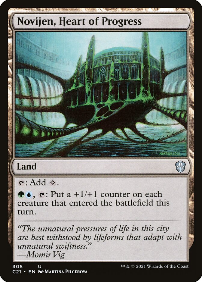 Novijen, Heart of Progress 305 (Commander 2021)  | Good Games Adelaide SA