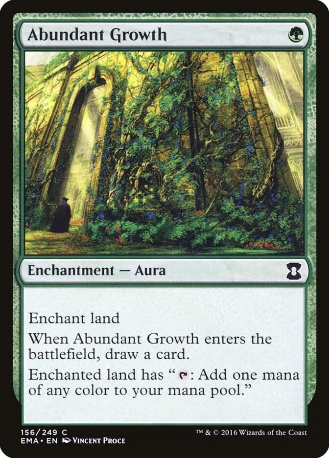 Abundant Growth 156 (Eternal Masters)  - Foil | Good Games Adelaide SA