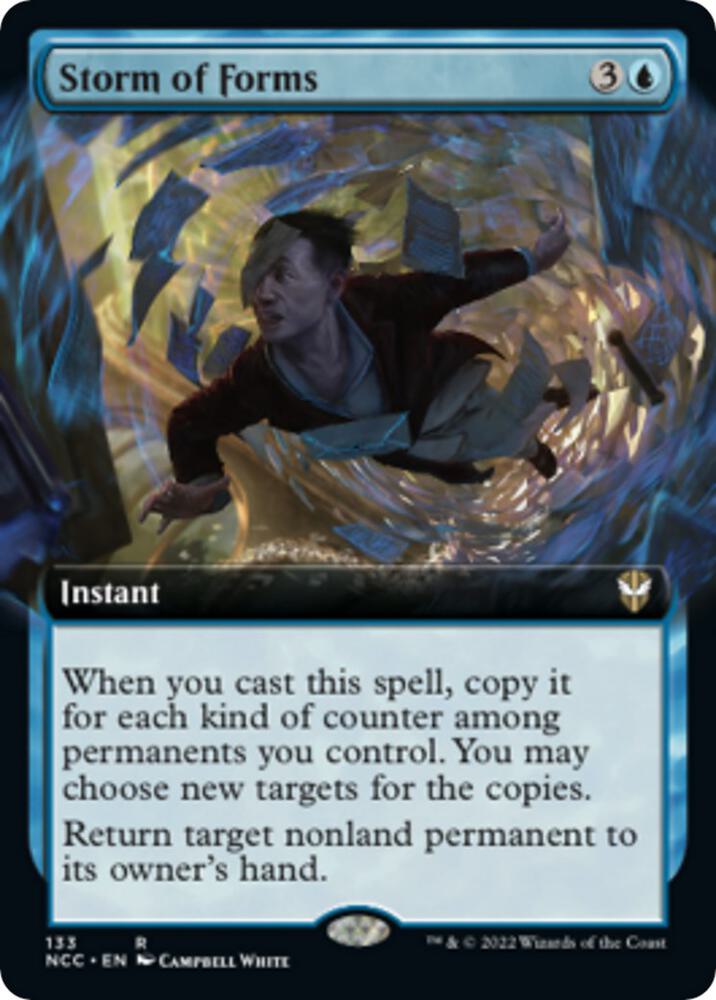 Storm of Forms Extended Art 133 (Commander: Streets of New Capenna)  | Good Games Adelaide SA