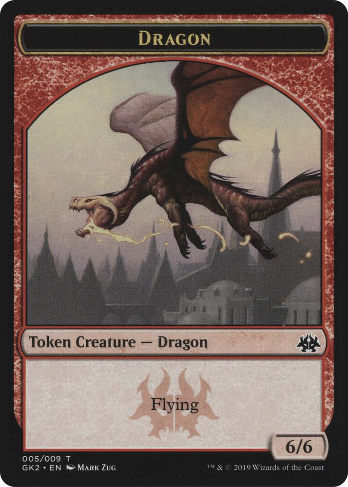 Dragon Goblin Double Sided Token 5 // 6 (Ravnica Allegiance: Guild Kits)  | Good Games Adelaide SA