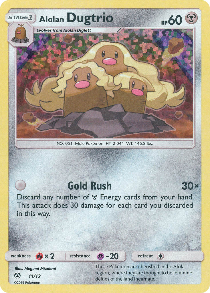 Alolan Dugtrio (11/12) [McDonald's Promos: 2019 Collection] | Good Games Adelaide SA