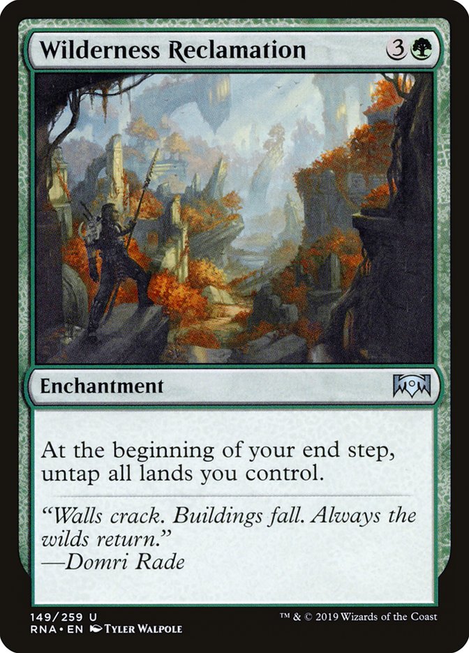 Wilderness Reclamation [Ravnica Allegiance] | Good Games Adelaide SA
