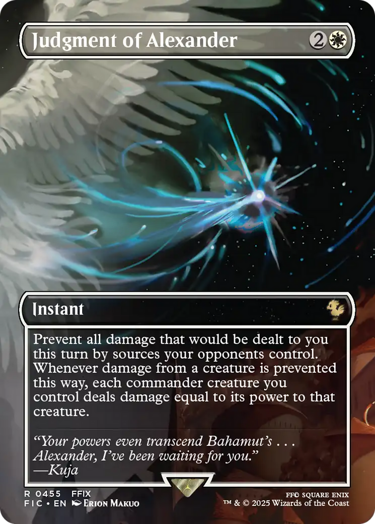 Judgment of Alexander (Borderless) [FINAL FANTASY Commander] | Good Games Adelaide SA