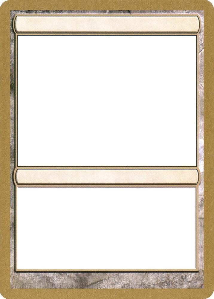 2003 World Championship Blank Card  (World Championship Decks)  | Good Games Adelaide SA