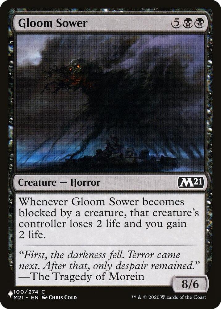 Gloom Sower 100/274 (The List Reprints)  | Good Games Adelaide SA