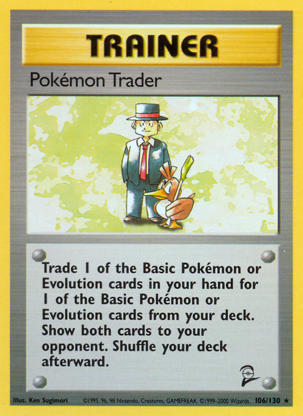 Pokemon Trader (106/130) [Base Set 2] | Good Games Adelaide SA