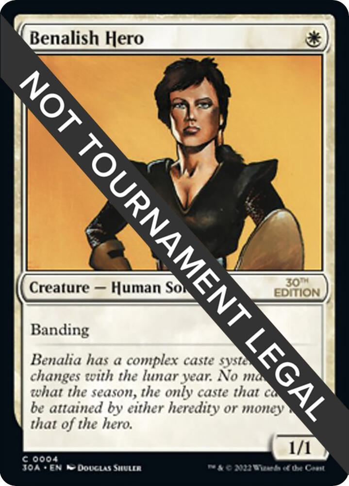 Benalish Hero 4/594 (30th Anniversary Edition)  | Good Games Adelaide SA