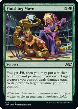 Finishing Move Galaxy Foil 425 (Unfinity)  - Foil | Good Games Adelaide SA
