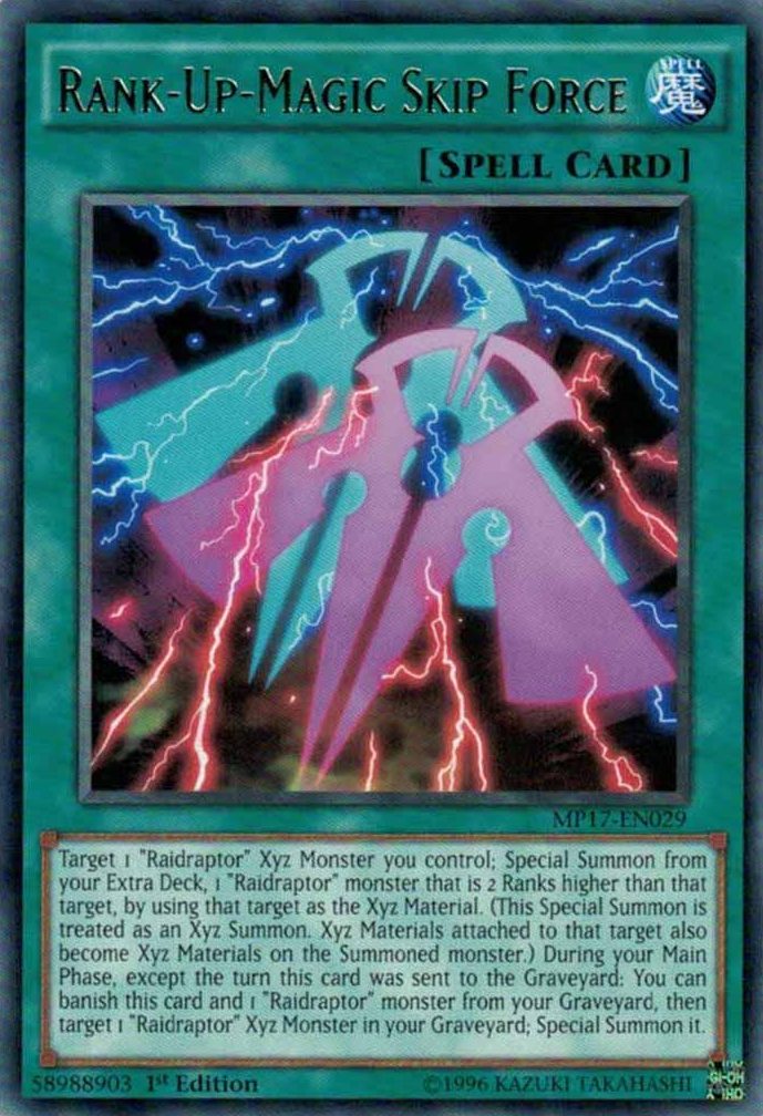 Rank-Up-Magic Skip Force [MP17-EN029] Rare | Good Games Adelaide SA