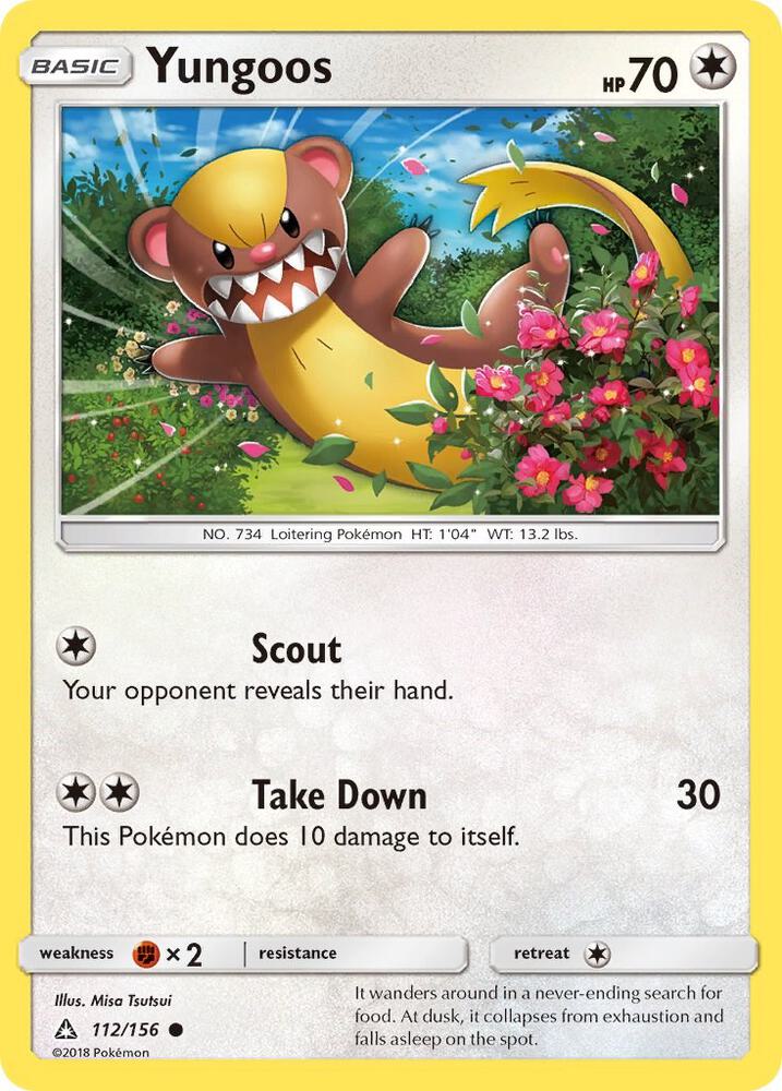 Yungoos 112/156 (SM - Ultra Prism)  | Good Games Adelaide SA