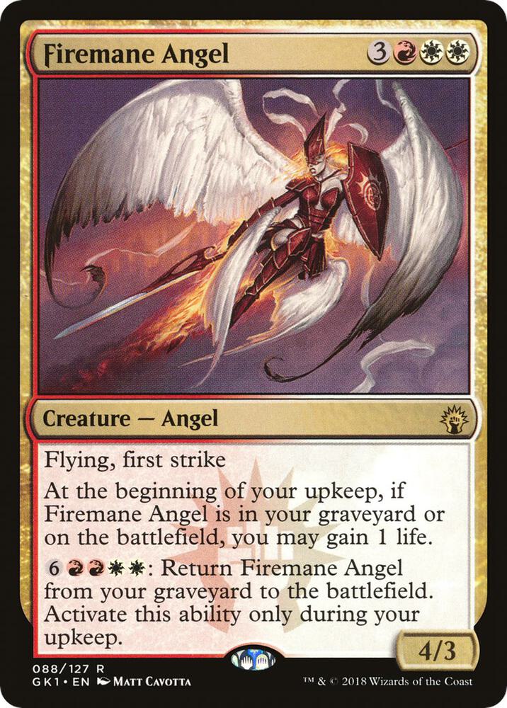 Firemane Angel 88 (Guilds of Ravnica: Guild Kits)  | Good Games Adelaide SA