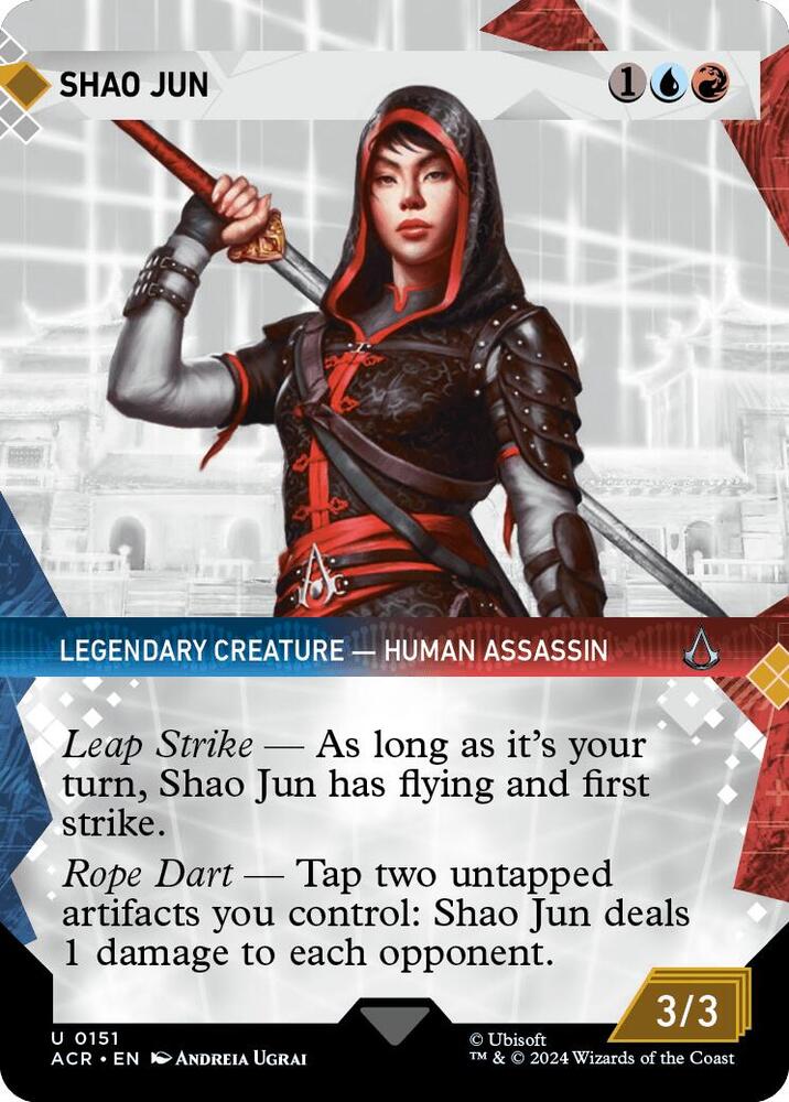 Shao Jun Showcase 151 (Universes Beyond: Assassin's Creed)  - Foil | Good Games Adelaide SA