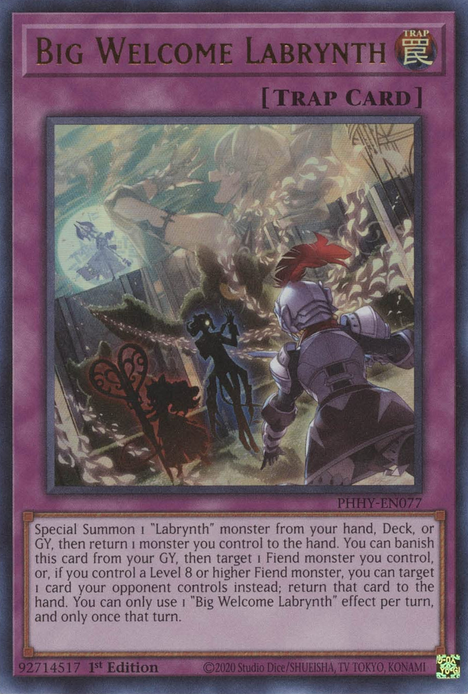 Big Welcome Labrynth [PHHY-EN077] Ultra Rare | Good Games Adelaide SA