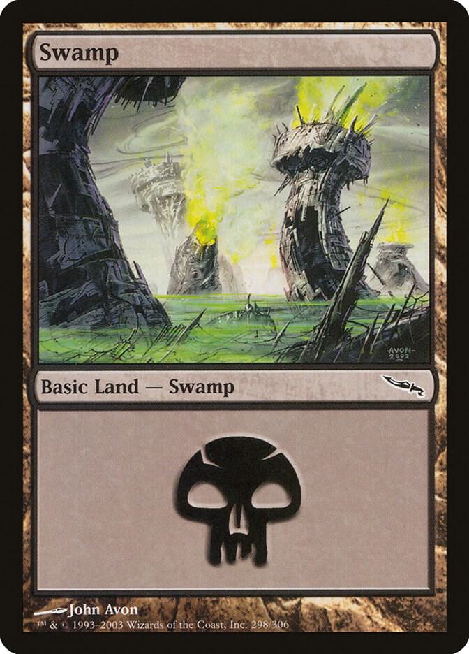 Swamp 298 (Mirrodin)  | Good Games Adelaide SA