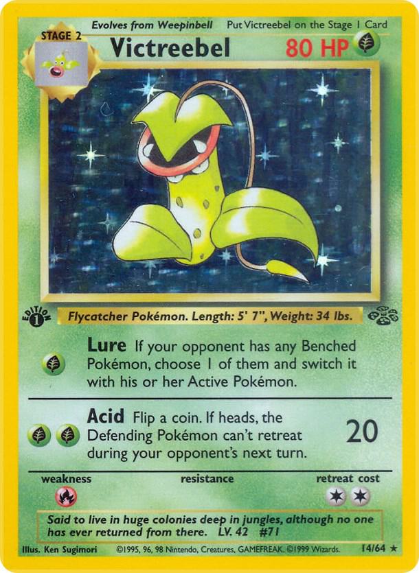 Victreebel  14/64 (Jungle)  - 1st Edition Holofoil | Good Games Adelaide SA