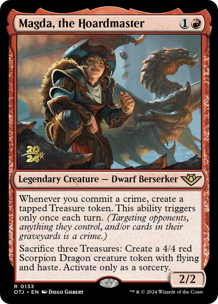 Magda the Hoardmaster 133 (Prerelease Cards)  - Foil | Good Games Adelaide SA