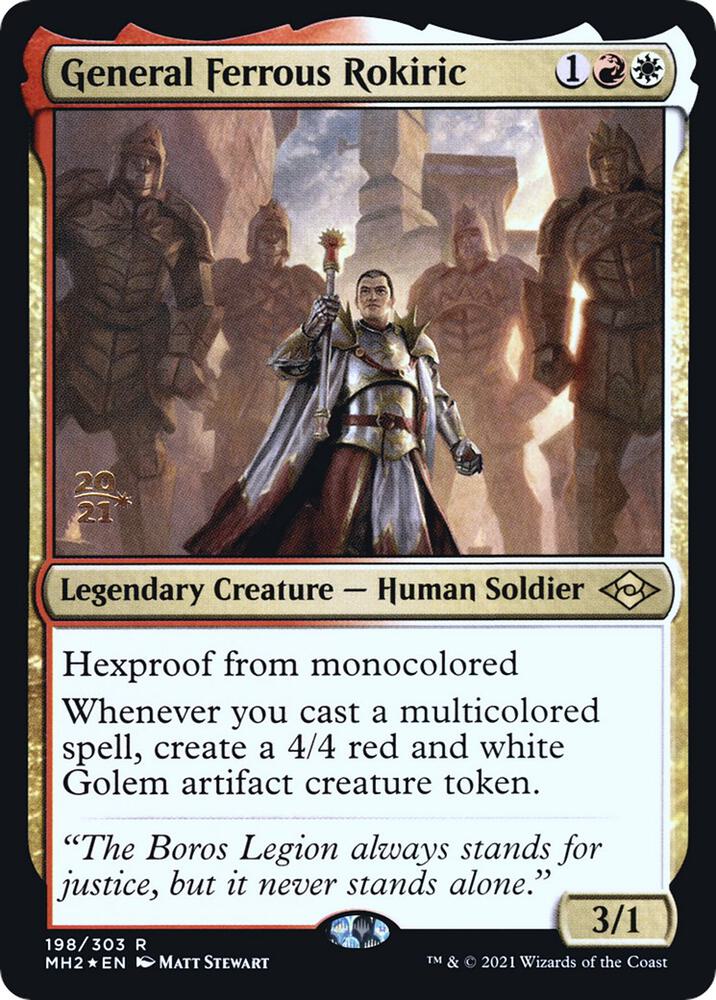General Ferrous Rokiric 198 (Prerelease Cards)  - Foil | Good Games Adelaide SA