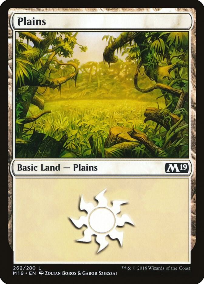 Plains 262 (Core Set 2019)  - Foil | Good Games Adelaide SA